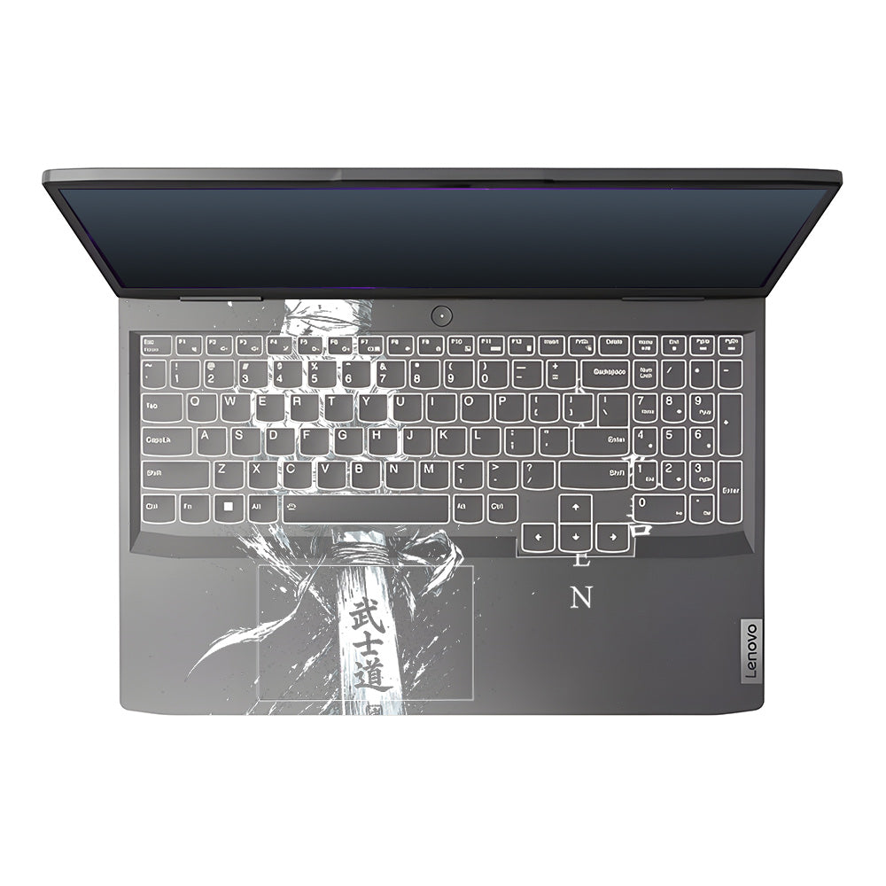 Transparent Kaizen Samurai Sword Lenovo LOQ 2023 15IRH8, 15APH8 Laptop Skin