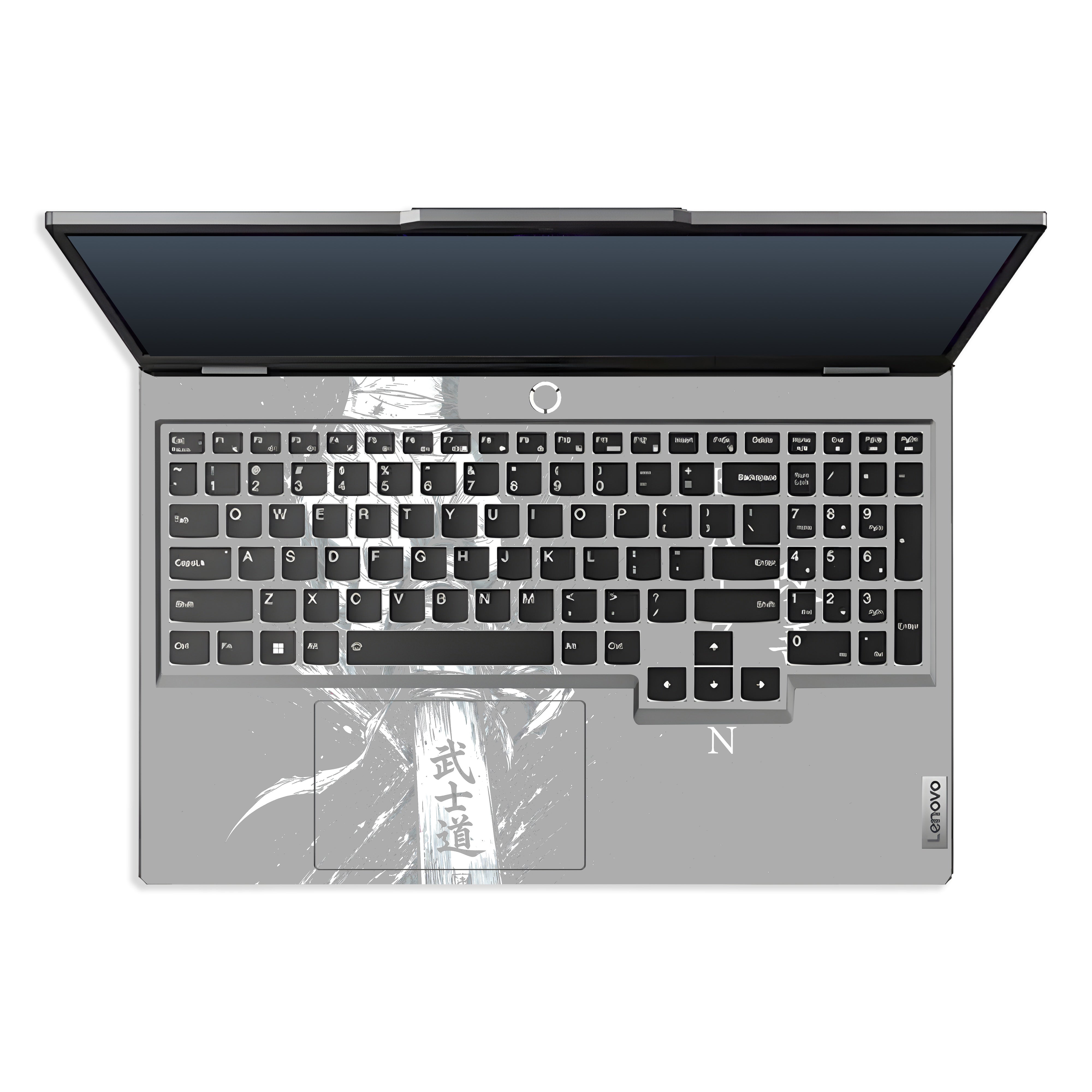 Transparent Kaizen Samurai Sword Lenovo LOQ 2024, 2025 Laptop Skin
