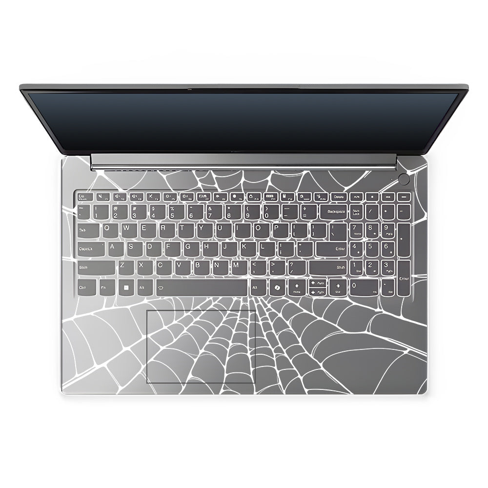 Transparent Spider Web Vortex Lenovo LOQ Essential 15IAX9E Laptop Skin