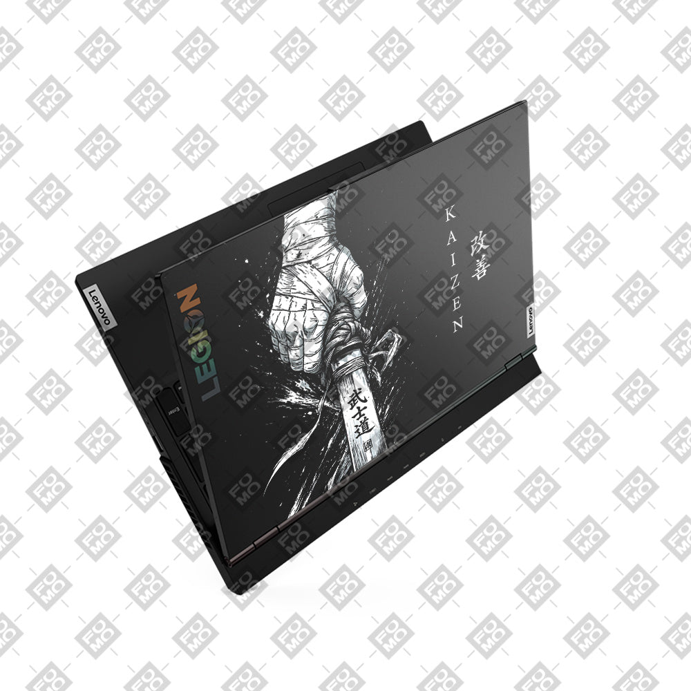 Transparent Kaizen Samurai Sword Lenovo Legion 5 15ARH05 Laptop Skin