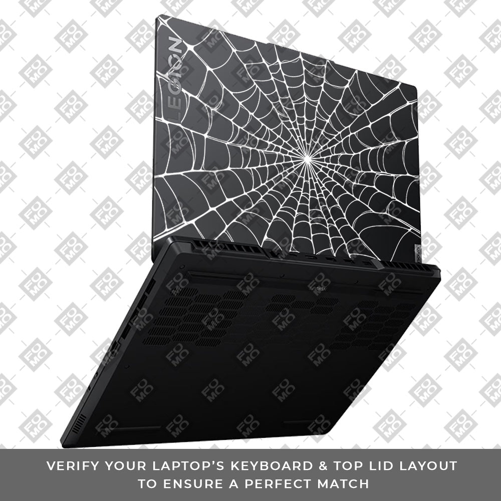 Transparent Spider Web Vortex Lenovo Legion 5 15ARP8 Laptop Skin