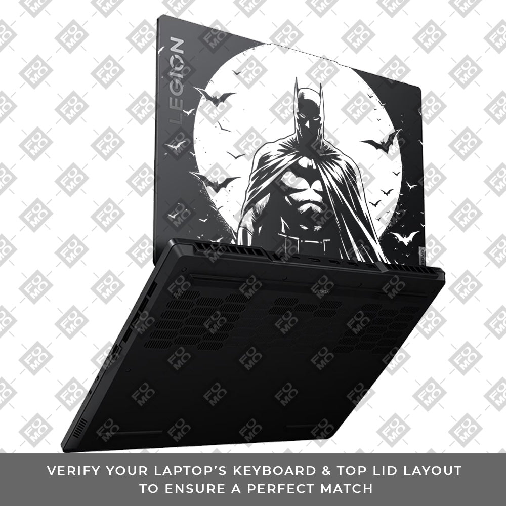 Transparent Dark Knight Moon Rise Lenovo Legion 5 15ARP8 Laptop Skin
