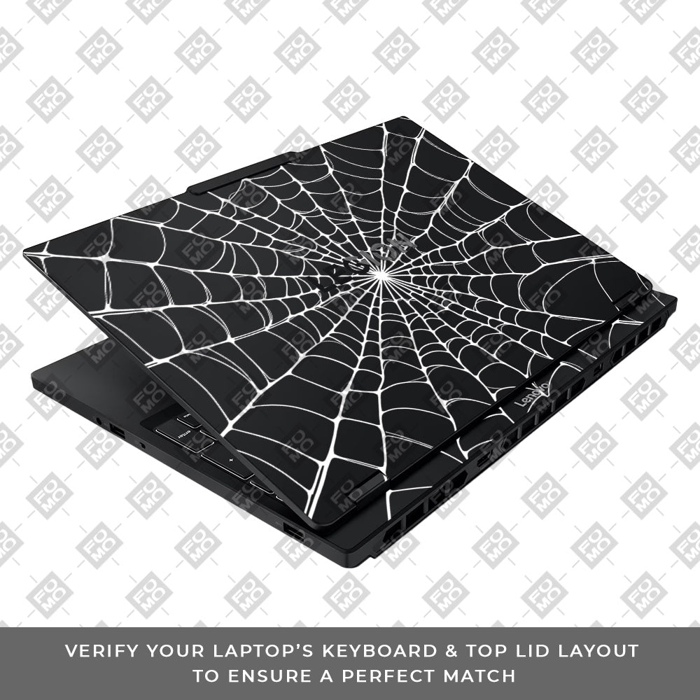 Transparent Spider Web Vortex Lenovo Legion 5 15IAX10 Laptop Skin