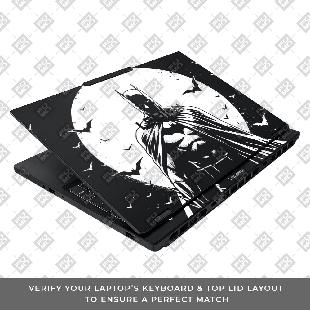 Transparent Dark Knight Moon Rise Lenovo Legion 5 15IAX10 Laptop Skin