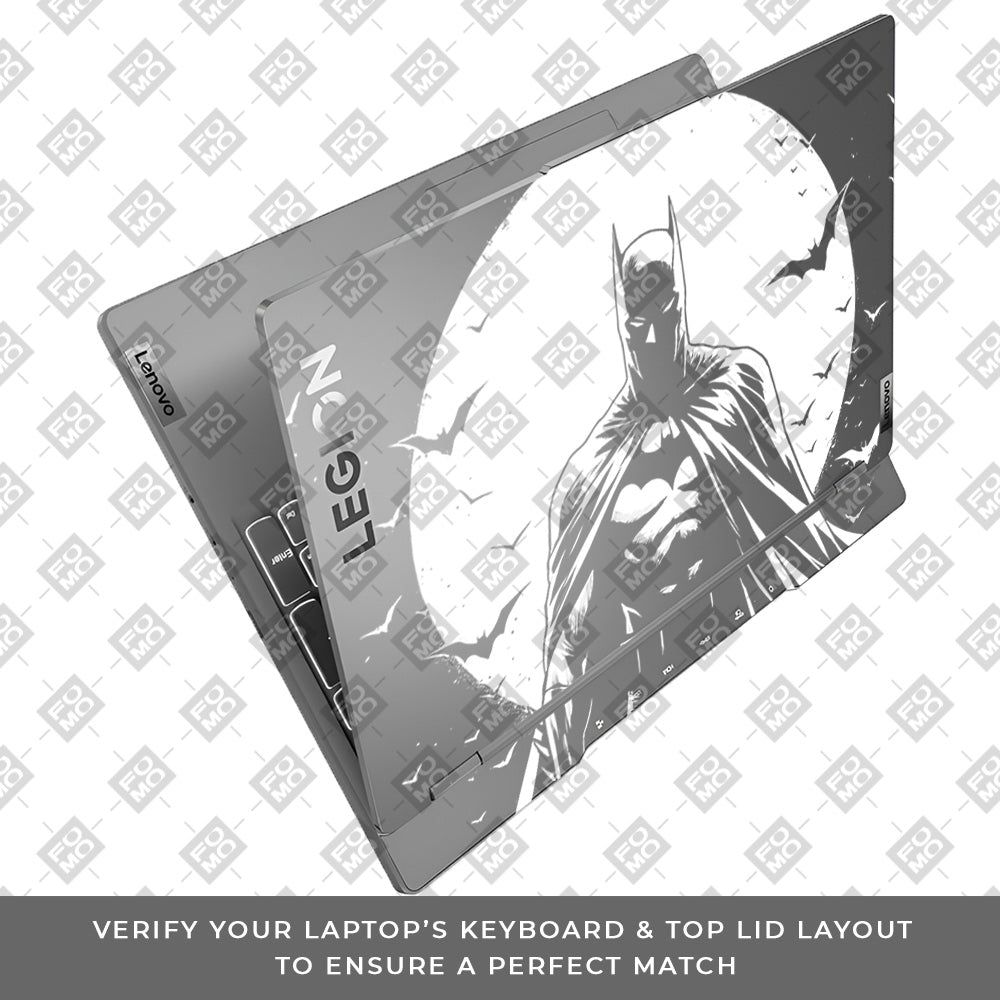 Transparent Dark Knight Moon Rise Lenovo Legion 5 15IRX9 Laptop Skin
