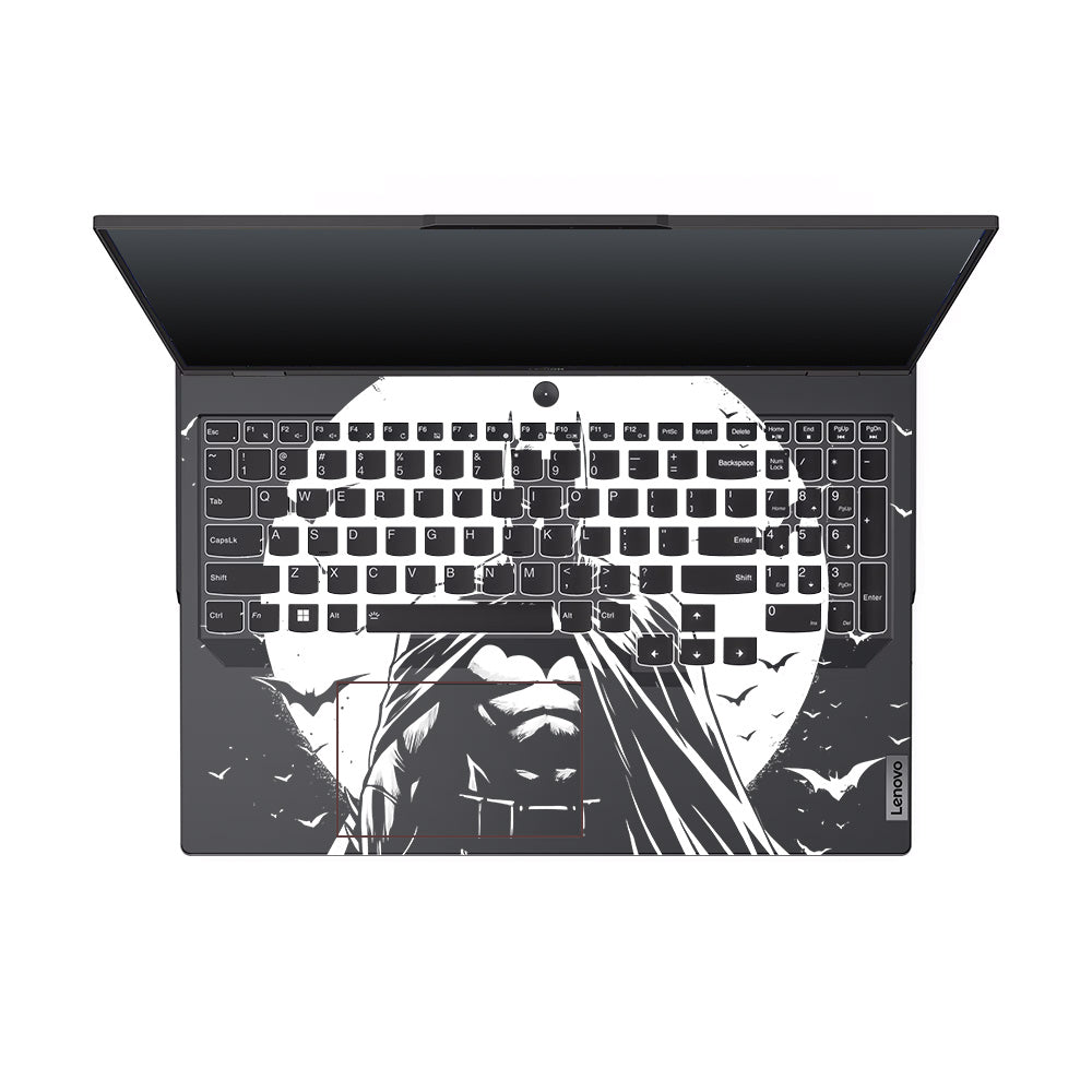 Transparent Dark Knight Moon Rise Lenovo Legion 5 Pro 16IRX8 and 16IRX9 Laptop Skin