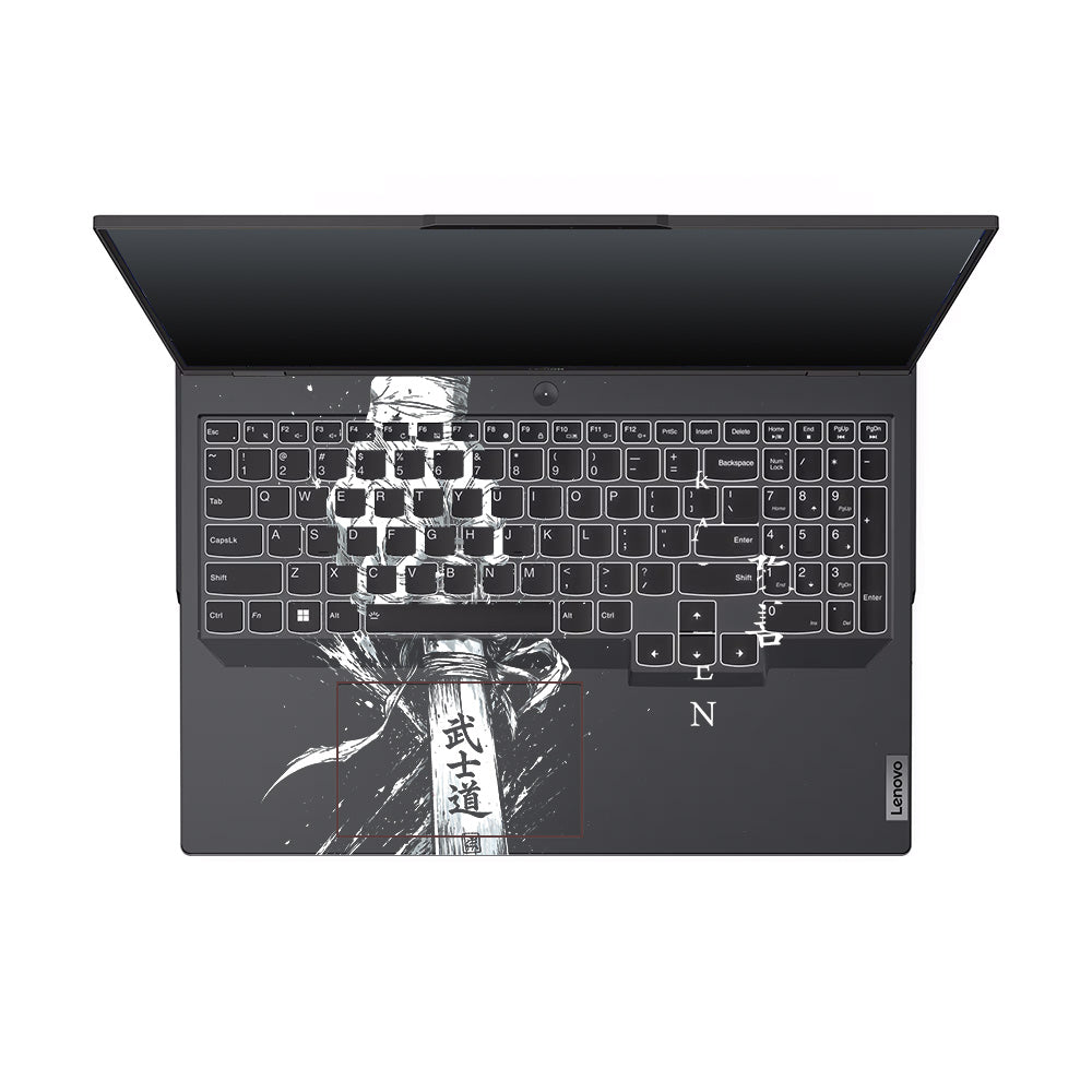 Transparent Kaizen Samurai Sword Lenovo Legion 5 Pro 16IRX8 and 16IRX9 Laptop Skin
