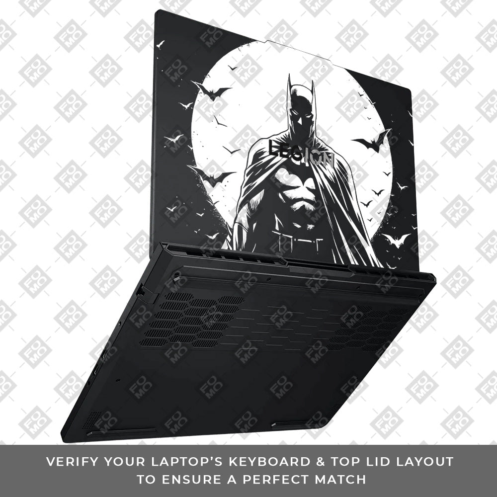 Transparent Dark Knight Moon Rise Lenovo Legion Pro 5 16ADR10 Laptop Skin