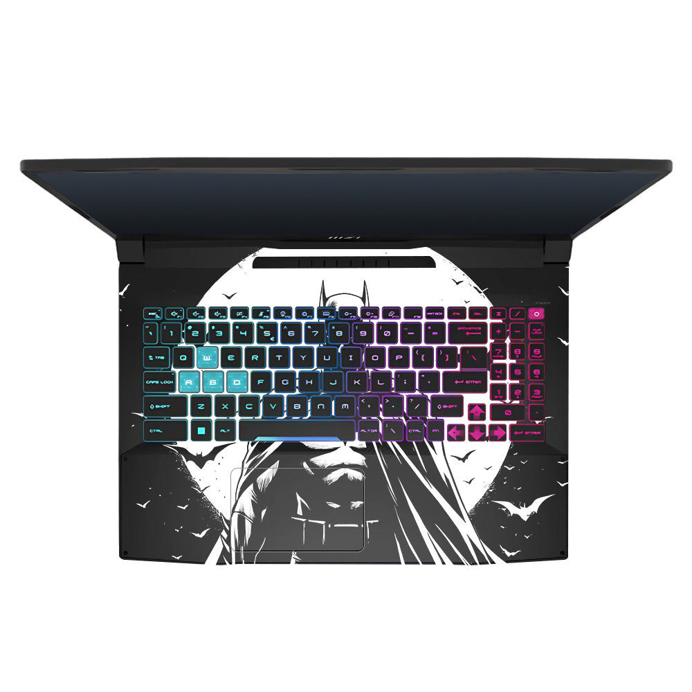 Transparent Dark Knight Moon Rise MSI Katana 15 B13V Laptop Skin