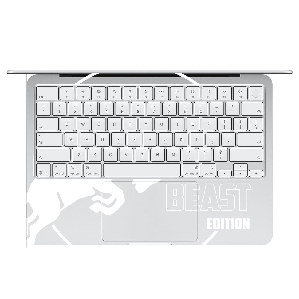 Transparent Red Bull Energy MacBook Neo 13 Laptop Skin