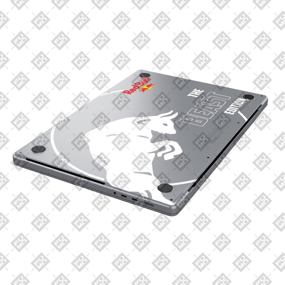 Transparent Red Bull Energy MacBook Pro 13 M1 2020 Laptop Skin