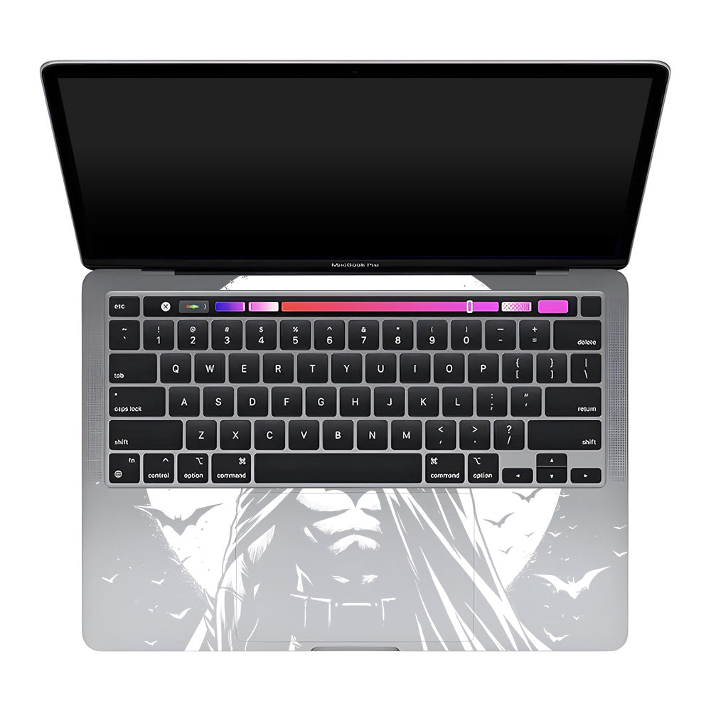Transparent Dark Knight Moon Rise MacBook Pro 13 M1 2020 Laptop Skin