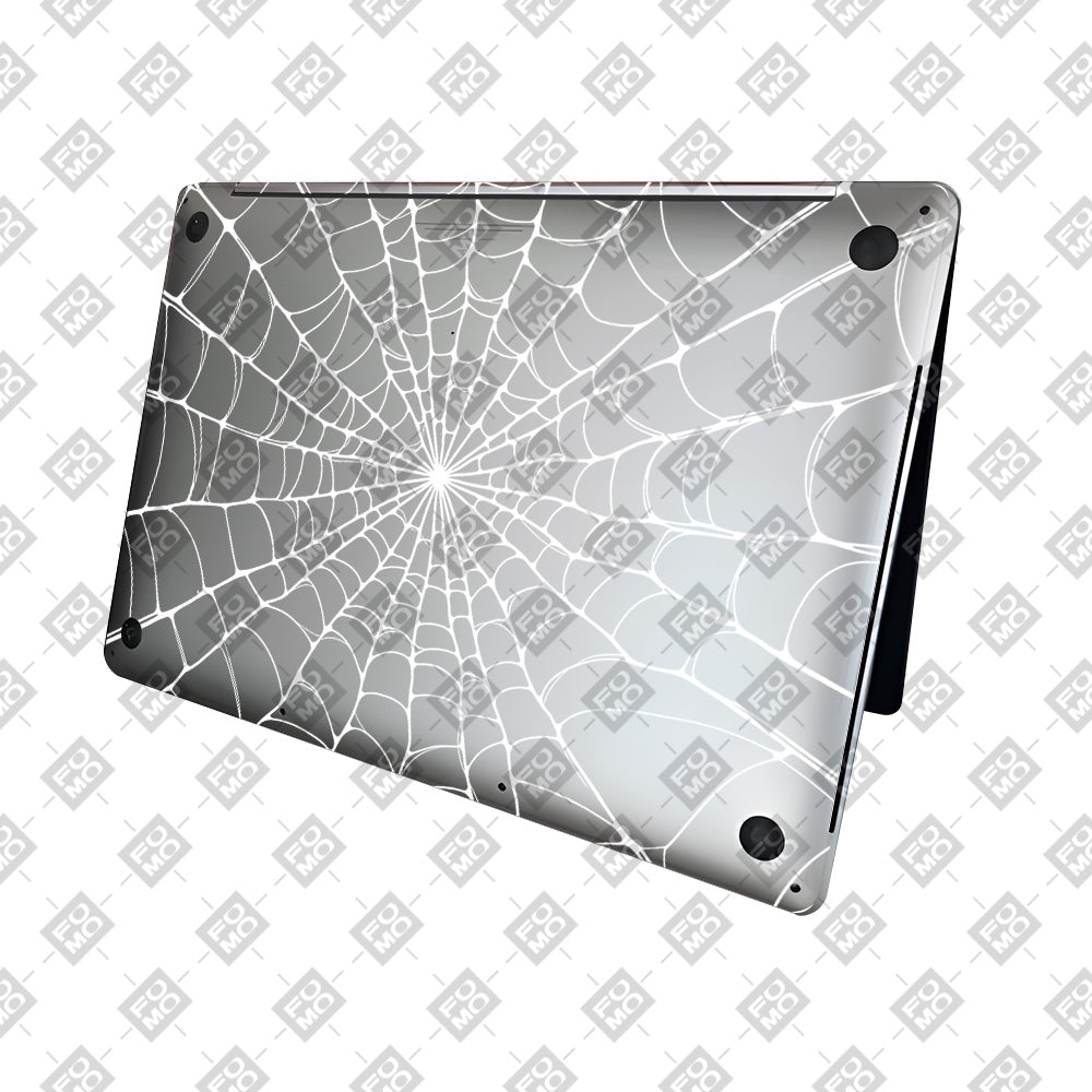 Transparent Spider Web Vortex MacBook Pro 16 2019 Laptop Skin