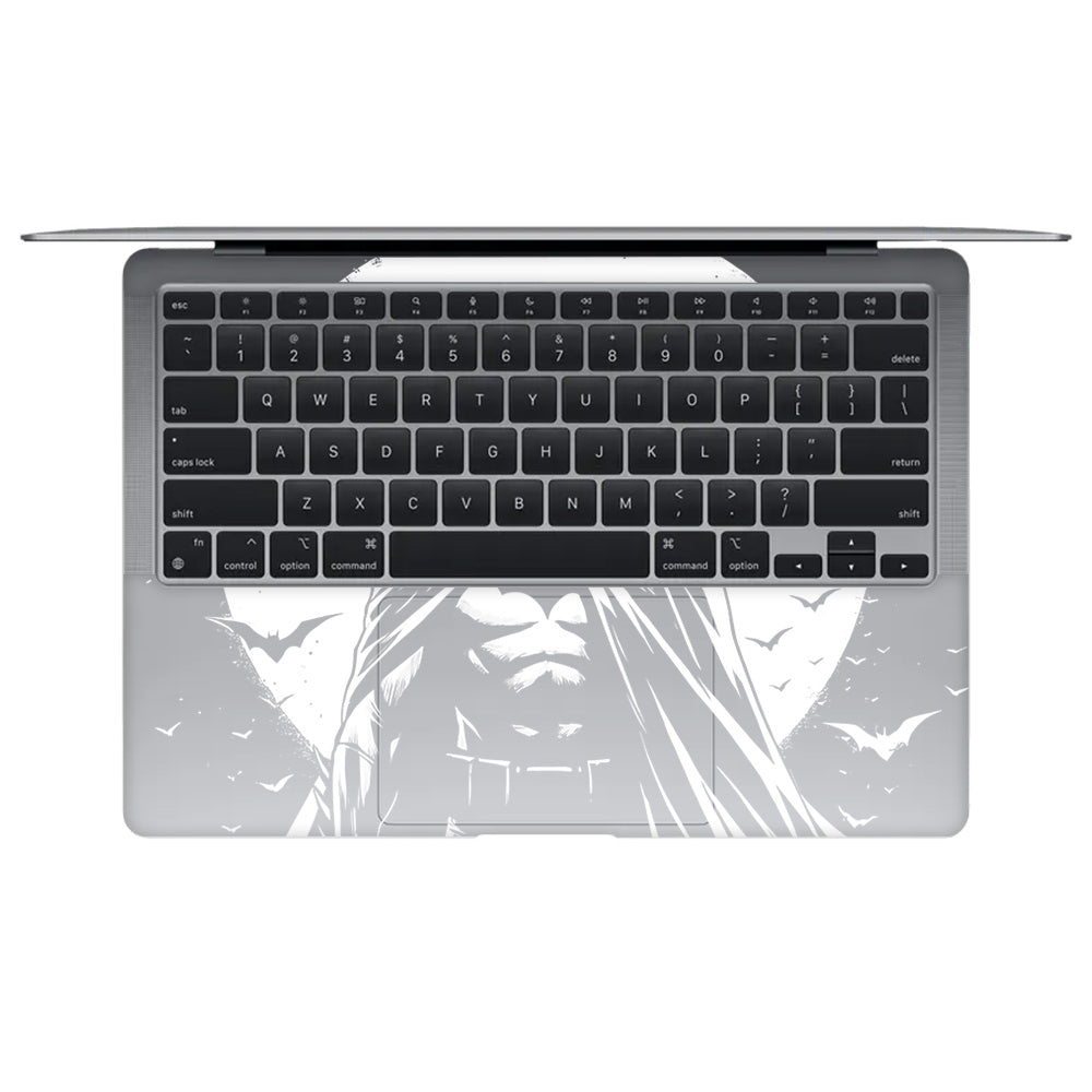 Transparent Dark Knight Moon Rise MacBook Air 13 Intel 2020 Laptop Skin