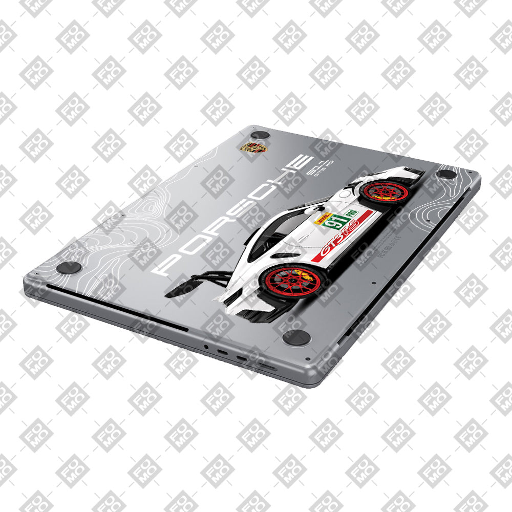 Transparent Porsche GT3 RS Power MacBook Air 13 M1 2020 Laptop Skin