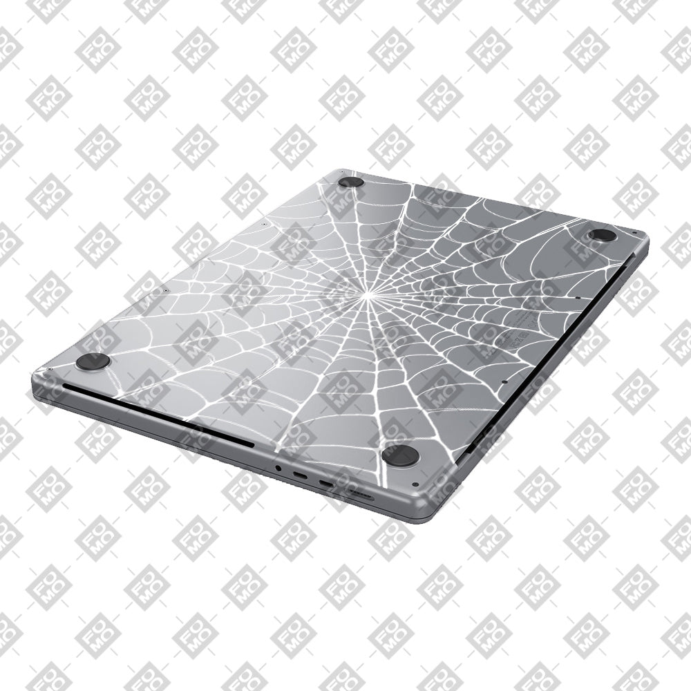Transparent Spider Web Vortex MacBook Air 13 M1 2020 Laptop Skin