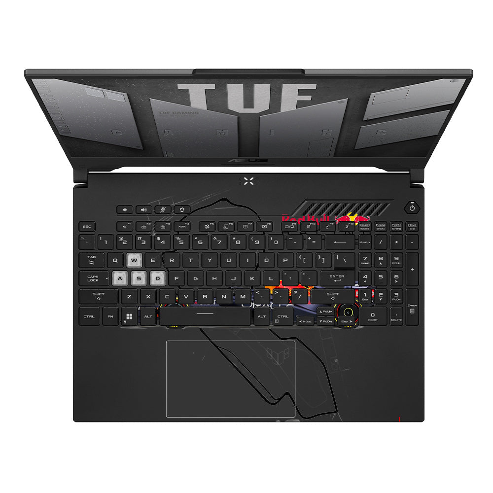 Transparent Track King Asus TUF F15 FX507 & A15 FA507 Laptop Skin