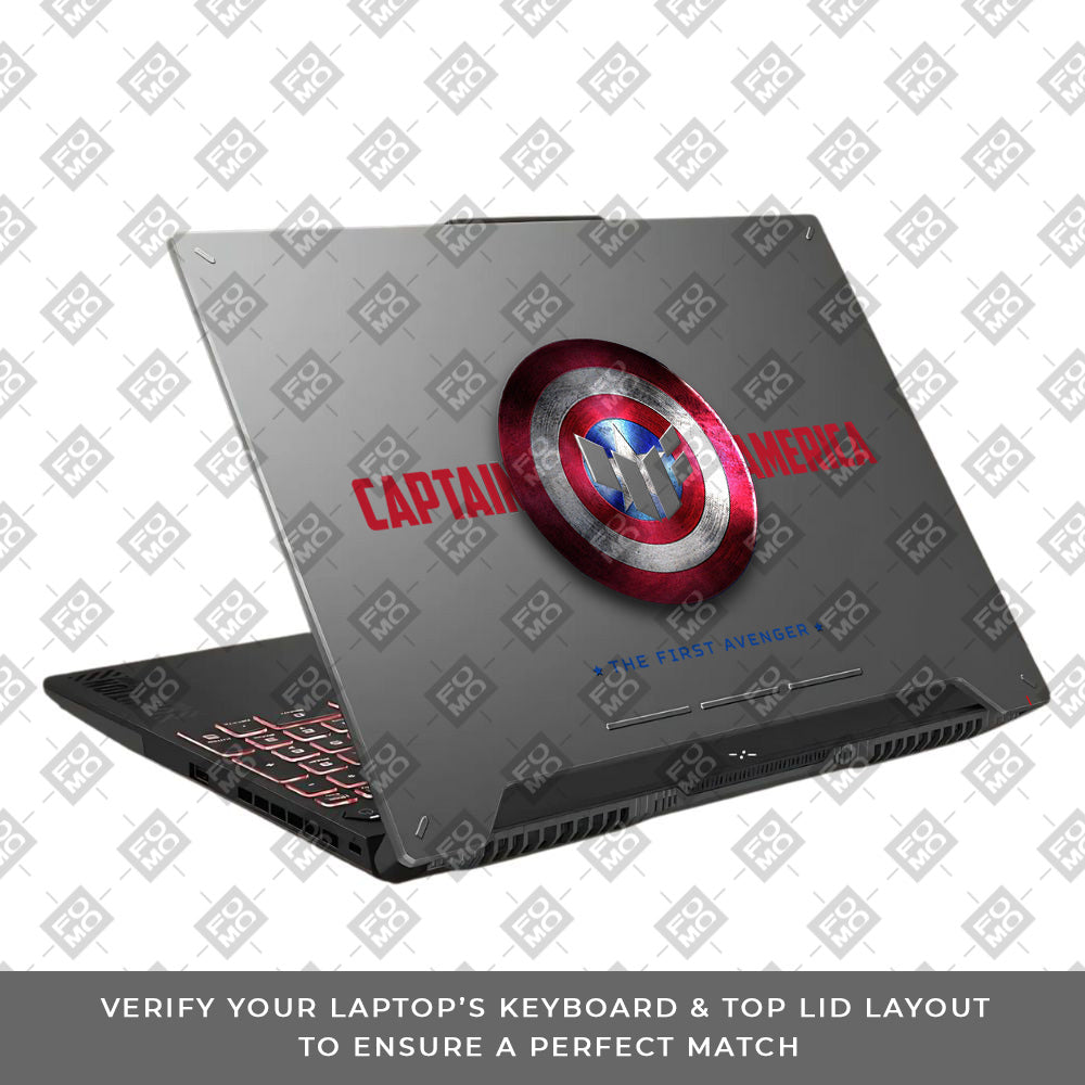 Transparent Shield of Honor Asus TUF F15 FX507 & A15 FA507 Laptop Skin