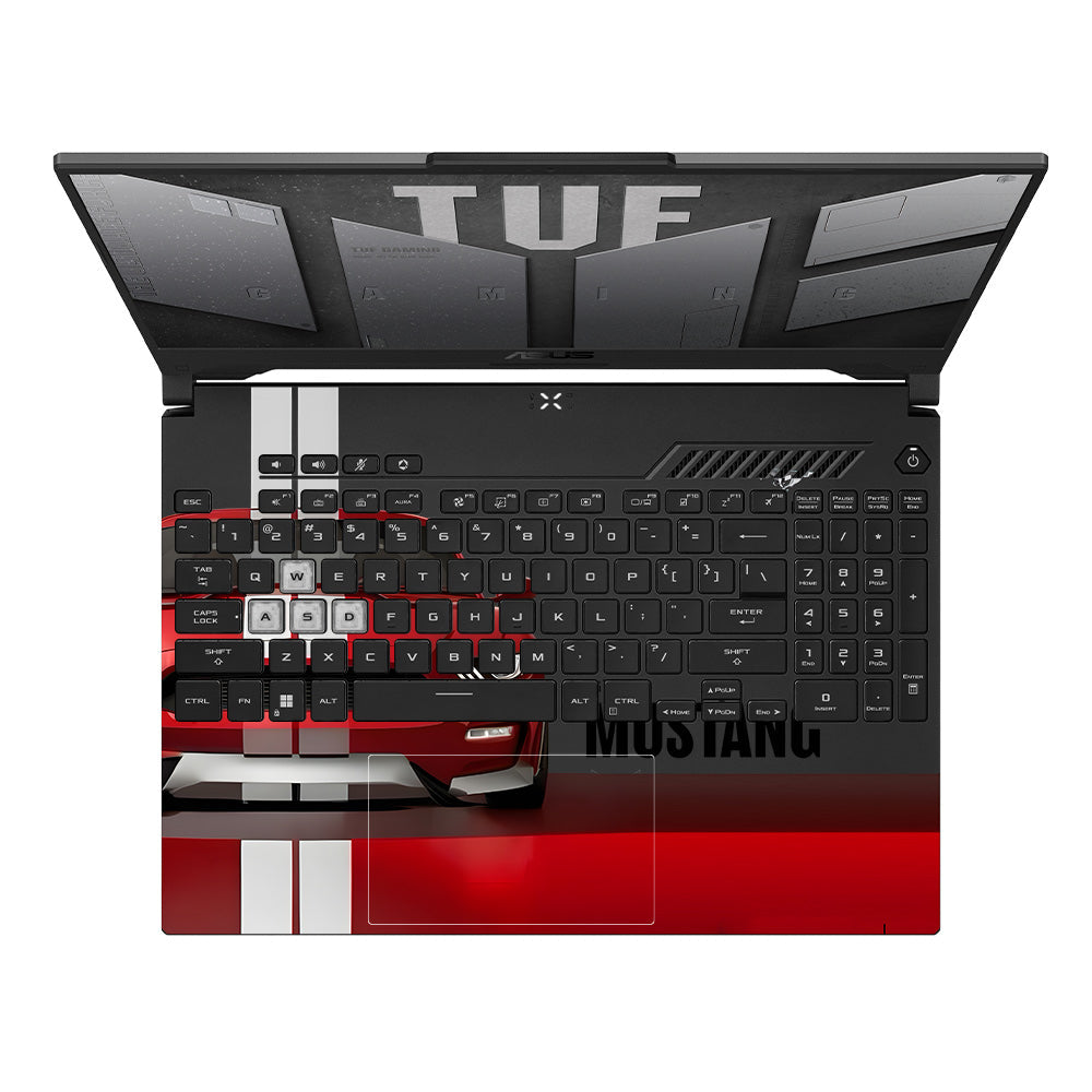 Transparent Mustang Power Asus TUF F15 FX507 & A15 FA507 Laptop Skin