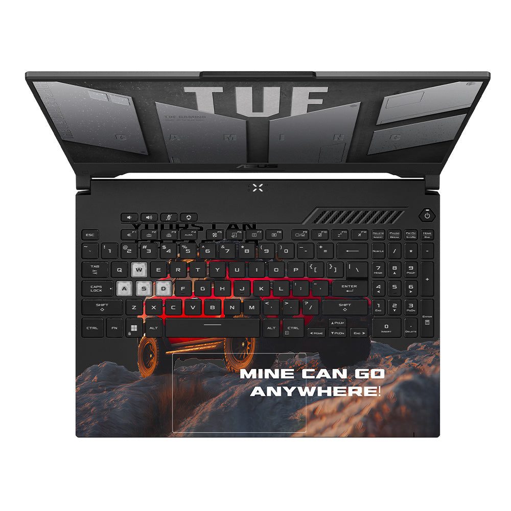 Transparent Off-Road Beast Asus TUF F15 FX507 & A15 FA507 Laptop Skin