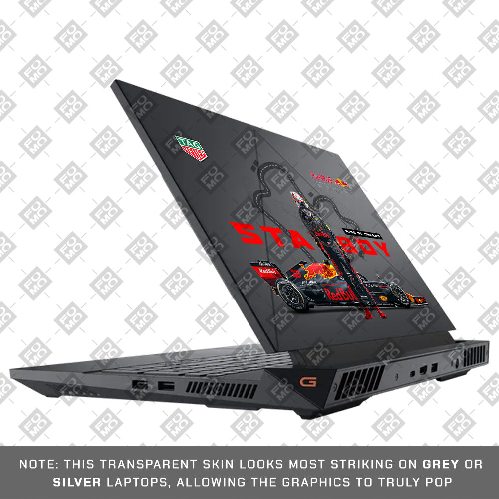 Transparent Starboy Racer Dell G15 5520, 5530 Laptop Skin