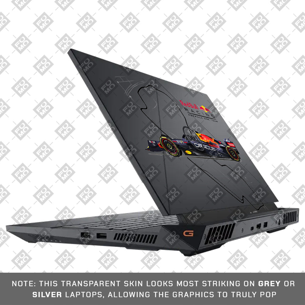 Transparent Track King Dell G15 5520, 5530 Laptop Skin
