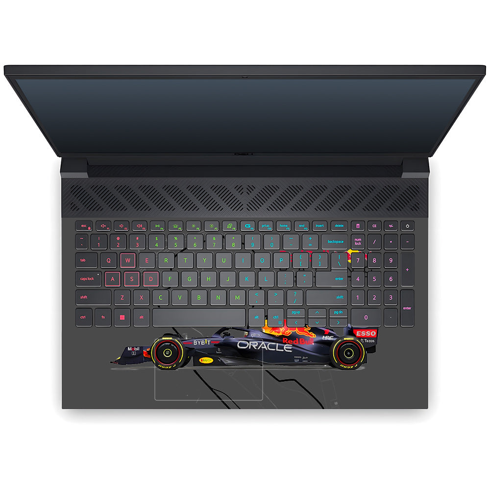 Transparent Track King Dell G15 5520, 5530 Laptop Skin