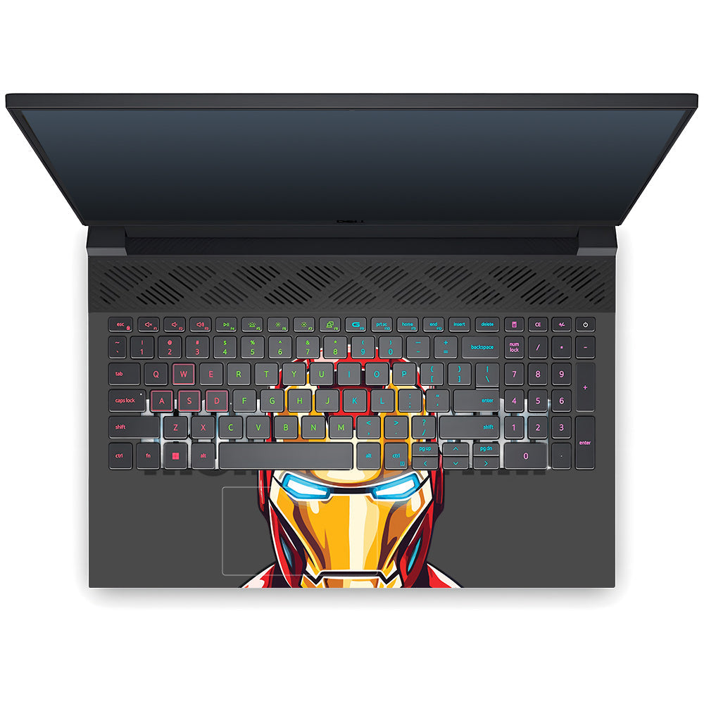 Transparent Arc Reactor Dell G15 5520, 5530 Laptop Skin