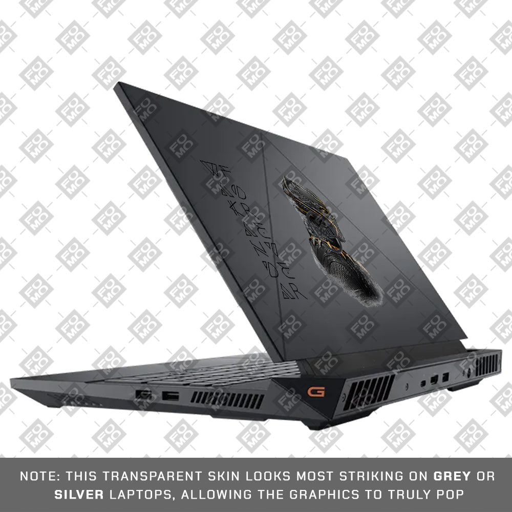 Transparent Wakanda Forever Dell G15 5520, 5530 Laptop Skin