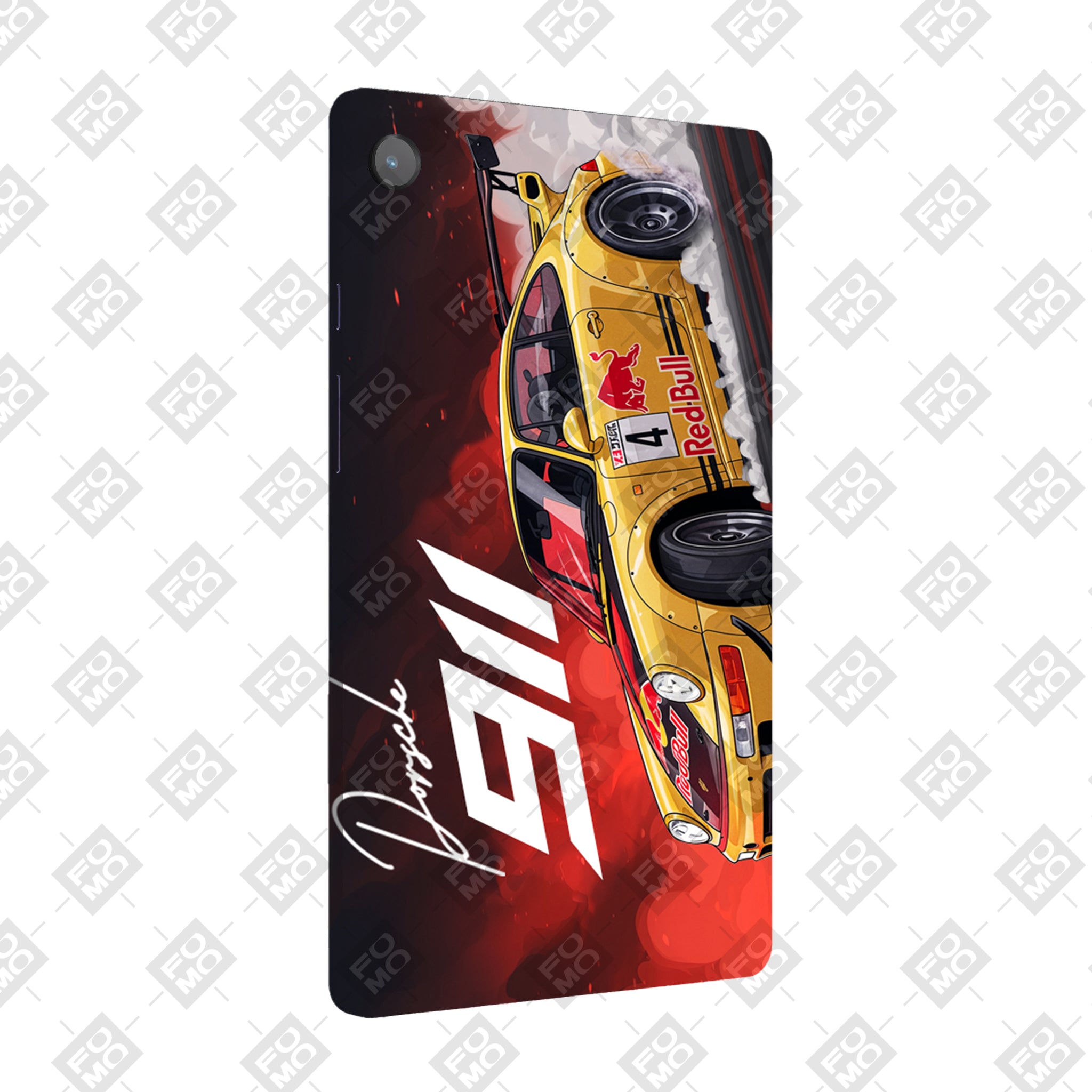 Samsung Galaxy Tab S9 Porsche 911 Red Bull Classic Racer Tablet Skin