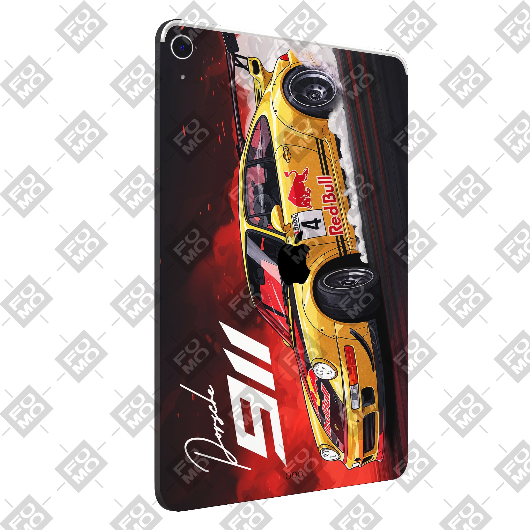 Apple iPad Air 4th Gen 2020 Porsche 911 Red Bull Classic Racer Tablet Skin