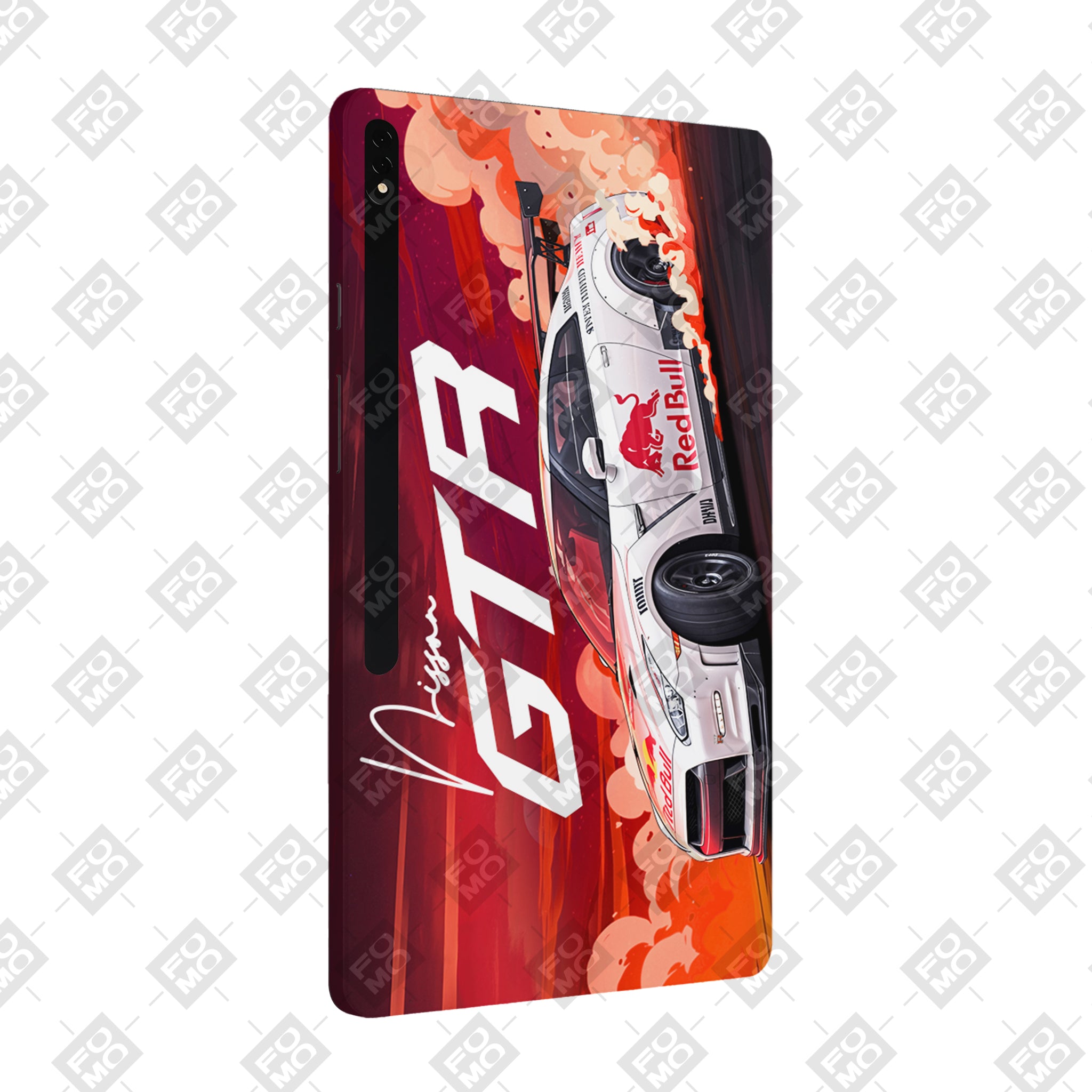 Samsung Galaxy Tab S8 Ultra 5G Nissan GTR Red Bull Drift Fury Tablet Skin