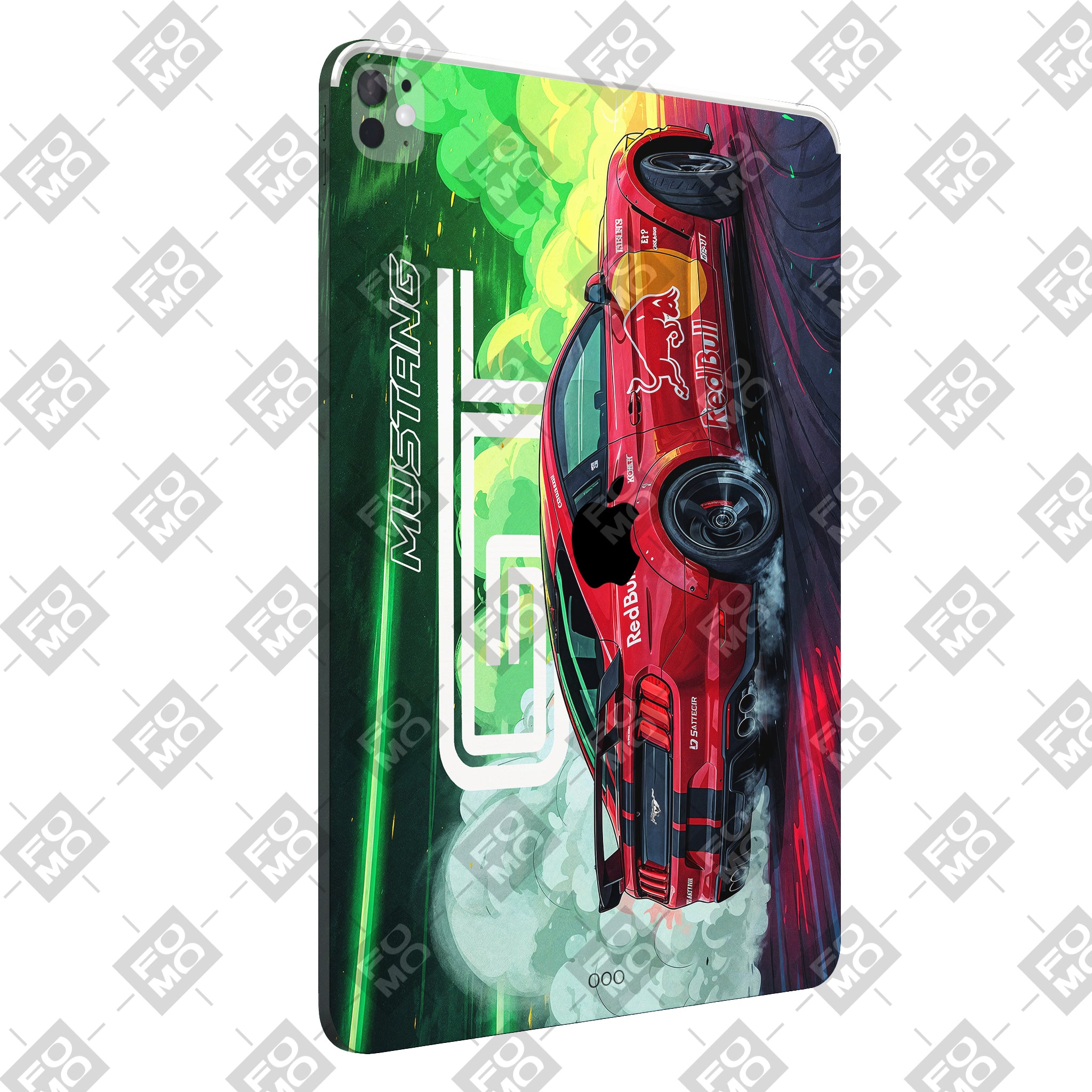 Apple iPad Pro 11 M2 2022 Mustang GT Red Bull Drift Beast Tablet Skin