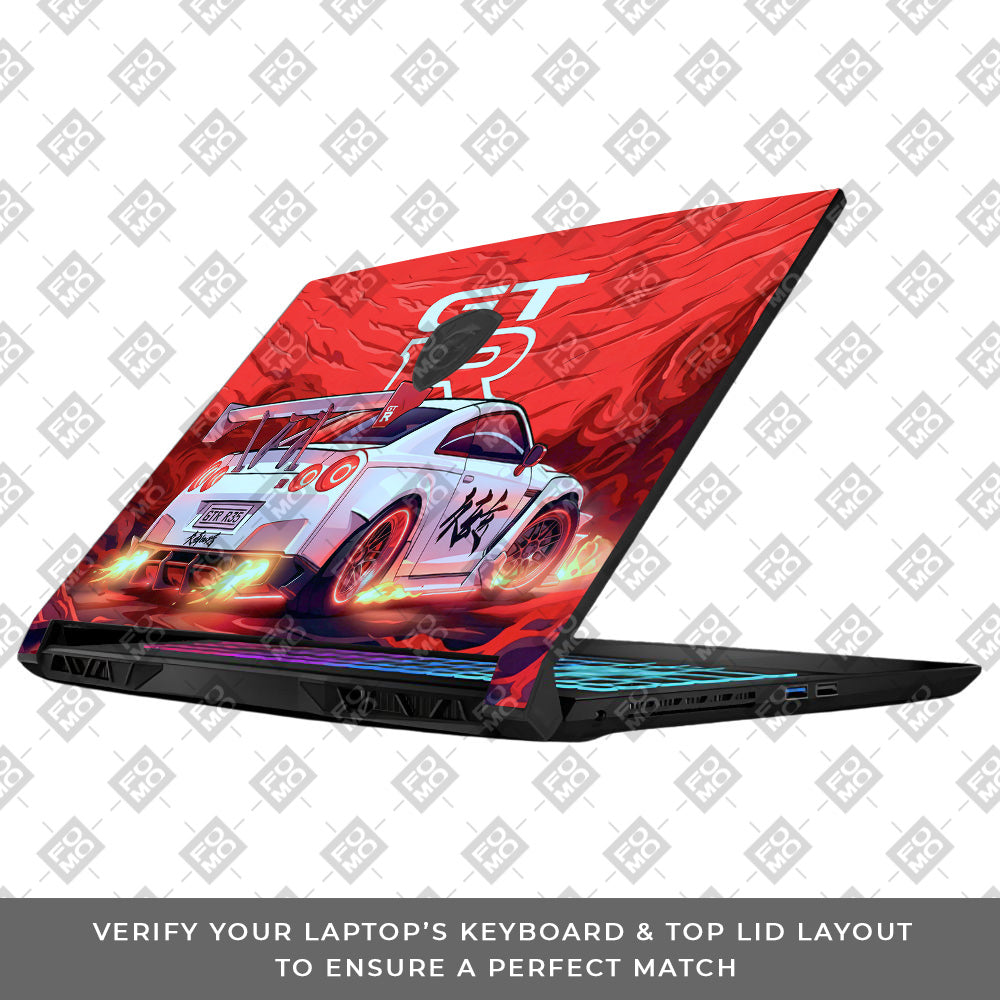 Nissan GTR Turbo Performance Edition MSI Katana 15 B13V 3D Laptop Skin