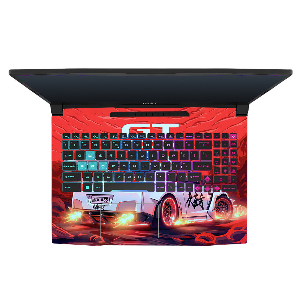 Nissan GTR Turbo Performance Edition MSI Katana 15 B13V 3D Laptop Skin