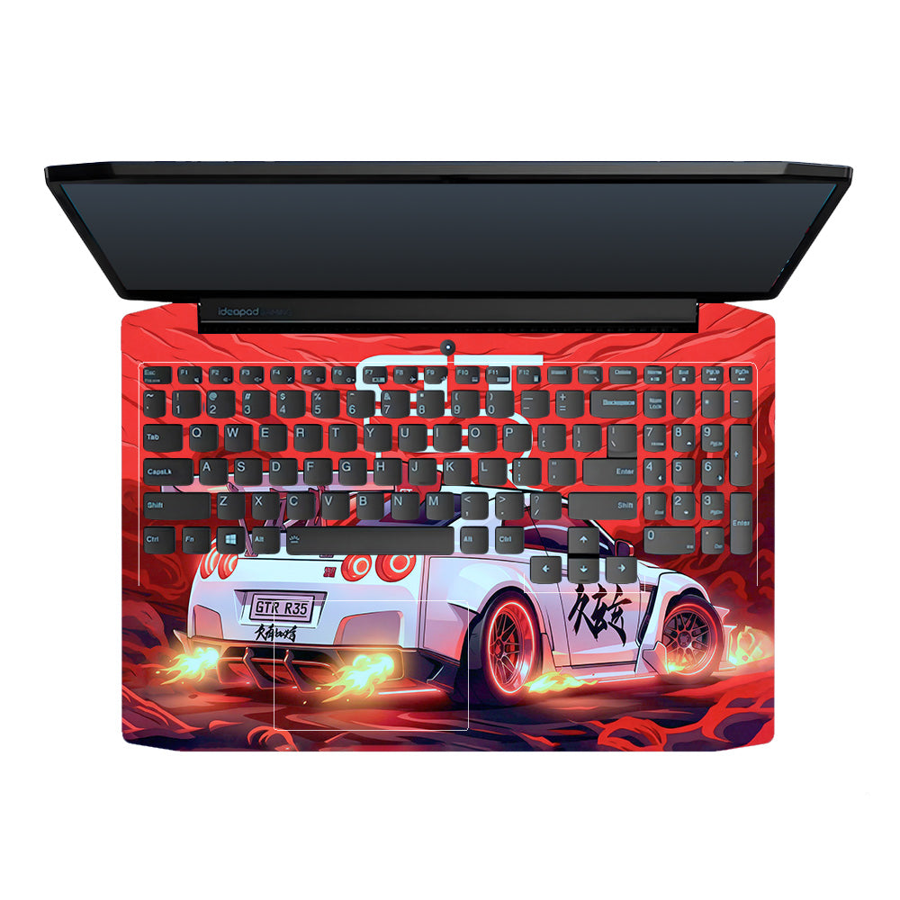 Nissan GTR Turbo Performance Edition Lenovo Ideapad Gaming 3 15ARH05 and 15IMH05 3D Laptop Skin