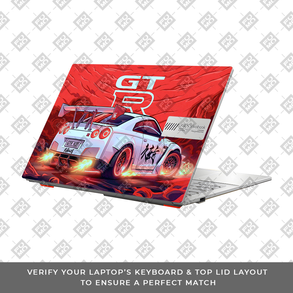 Nissan GTR Turbo Performance Edition Asus Vivobook Go 14 E1404 Laptop Skin
