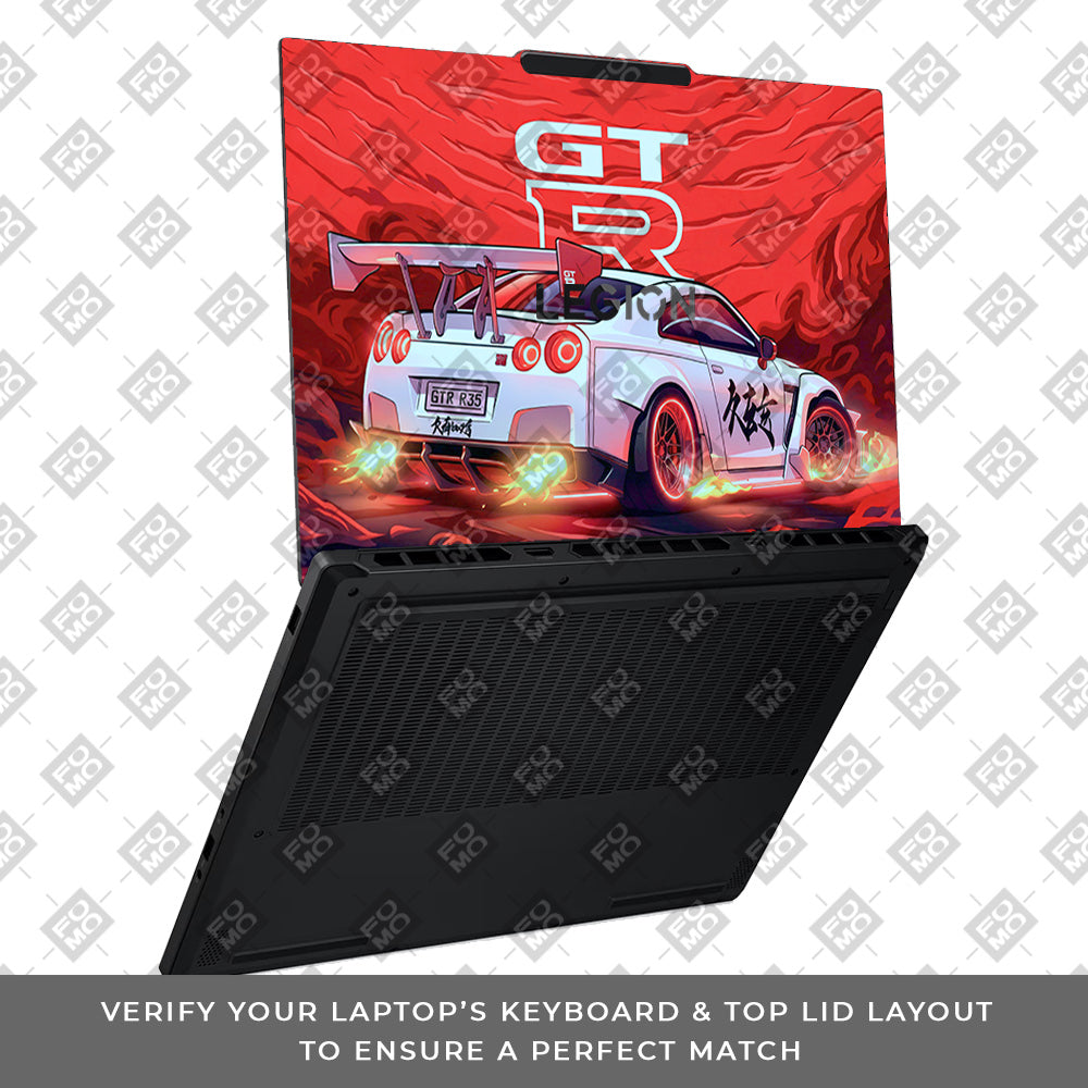 Nissan GTR Turbo Performance Edition Lenovo Legion 5 15AHP10 Laptop Skin