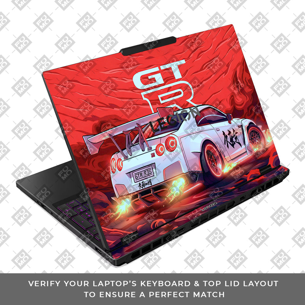 Nissan GTR Turbo Performance Edition Lenovo Legion 5 15IRX10 Laptop Skin