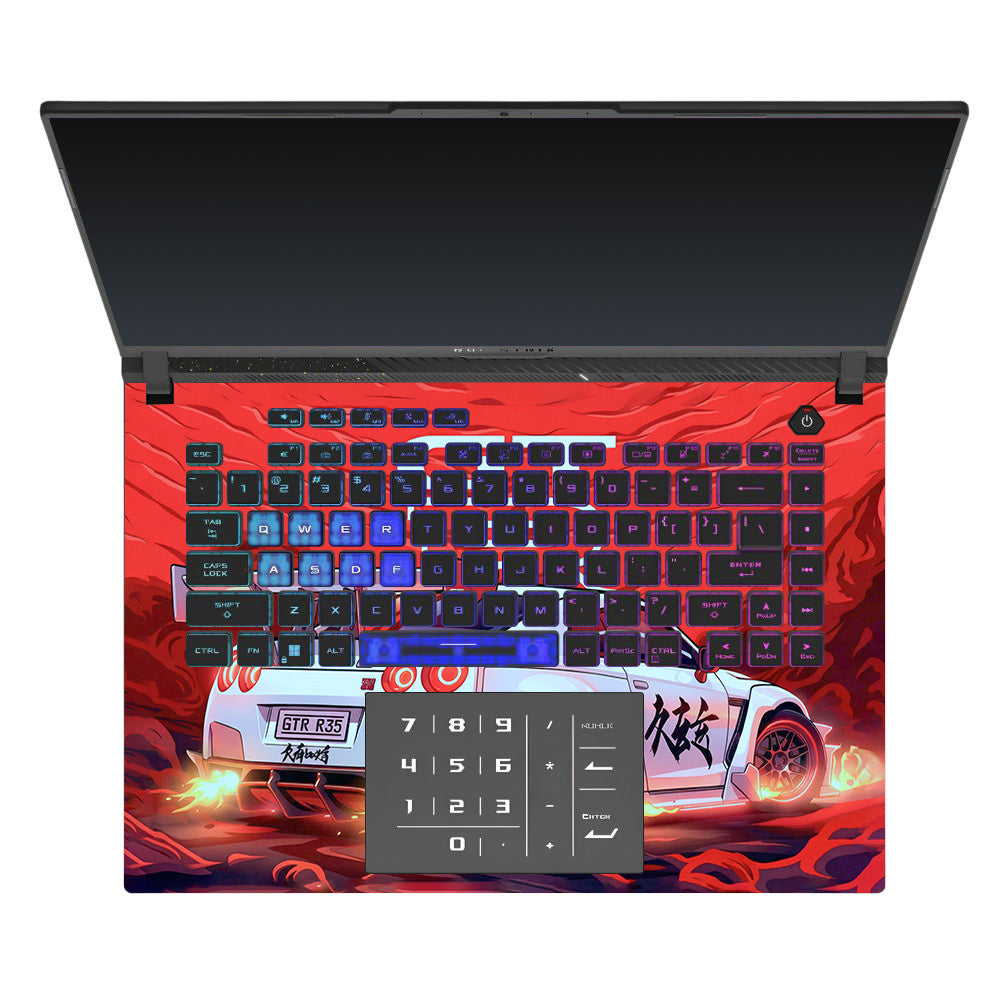 Nissan GTR Turbo Performance Edition Asus ROG Strix G16 G614J Laptop Skin