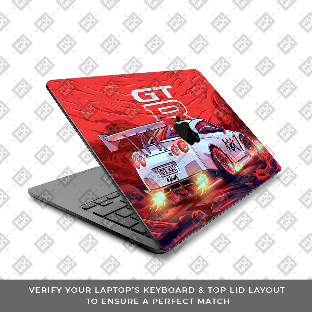 Nissan GTR Turbo Performance Edition MacBook Air 15 M2 2023 3D Laptop Skin