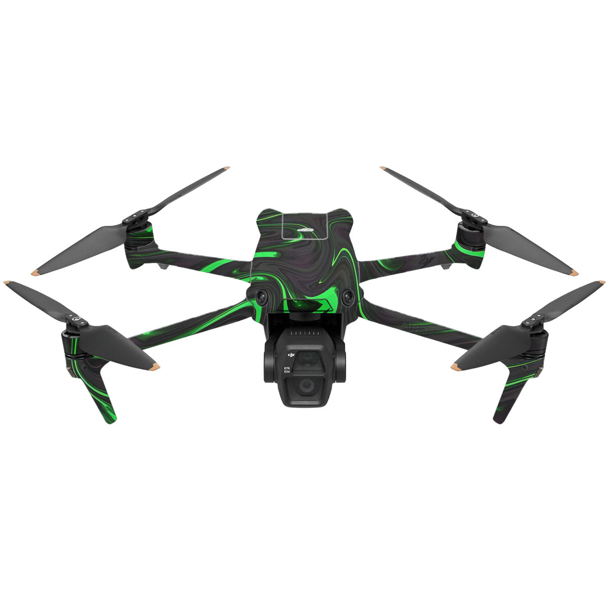 Green Liquid Pattern DJI Air 3 Drone Skin