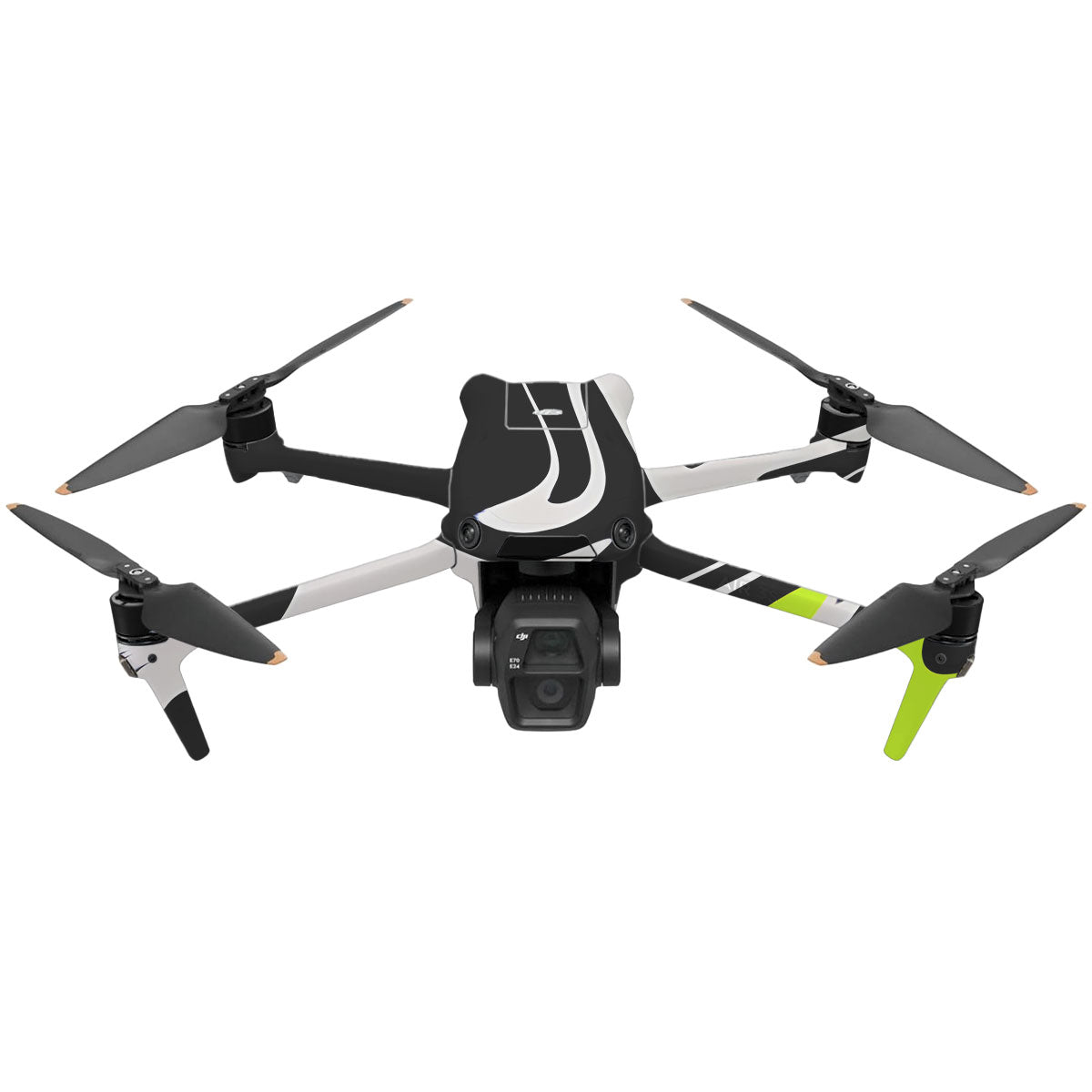 Neon Green and Black Pattern DJI Air 3 Drone Skin