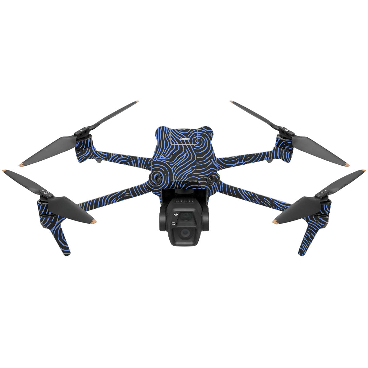 Blue Spirals DJI Air 3 Drone Skin