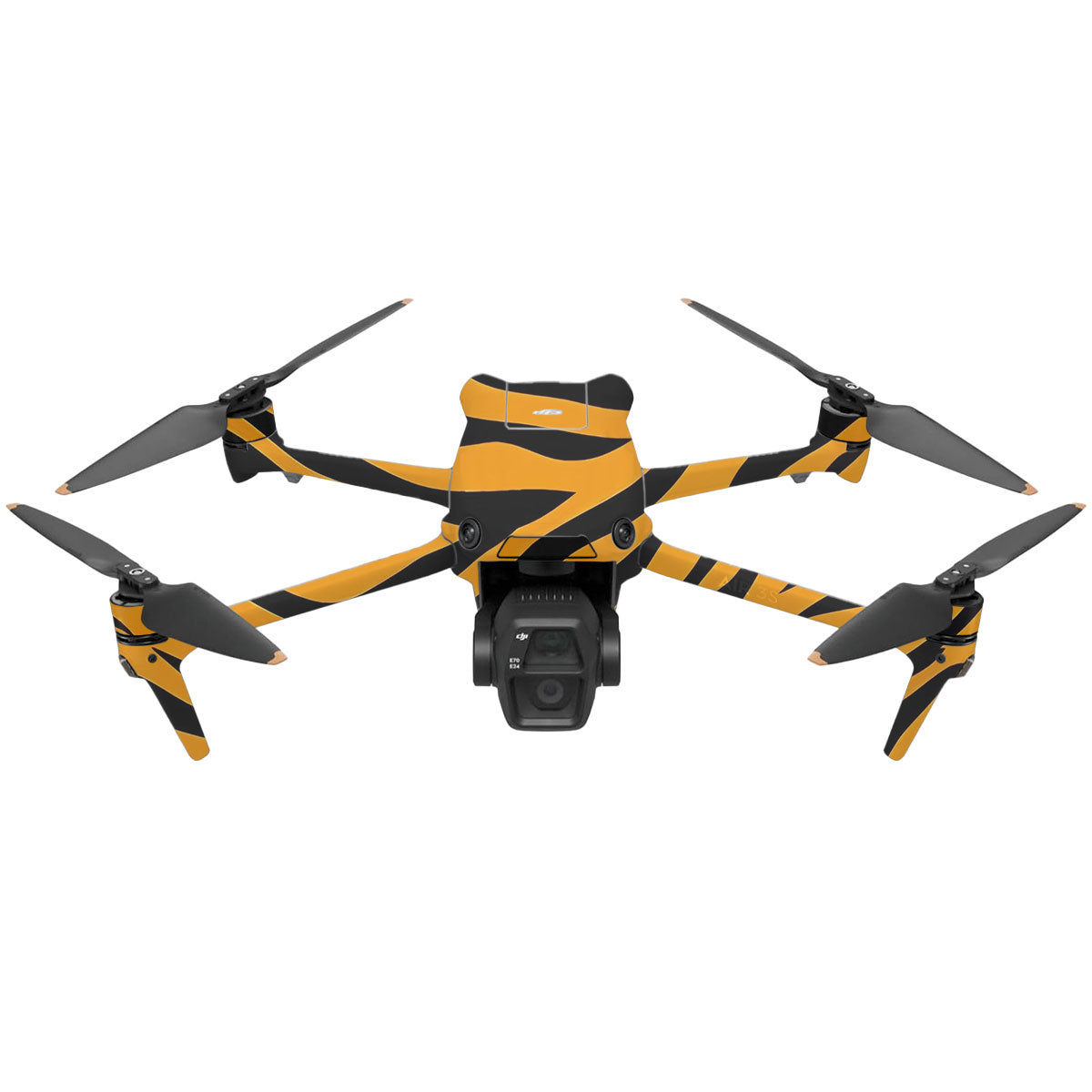 Zebra Gold Pattern DJI Air 3 Drone Skin