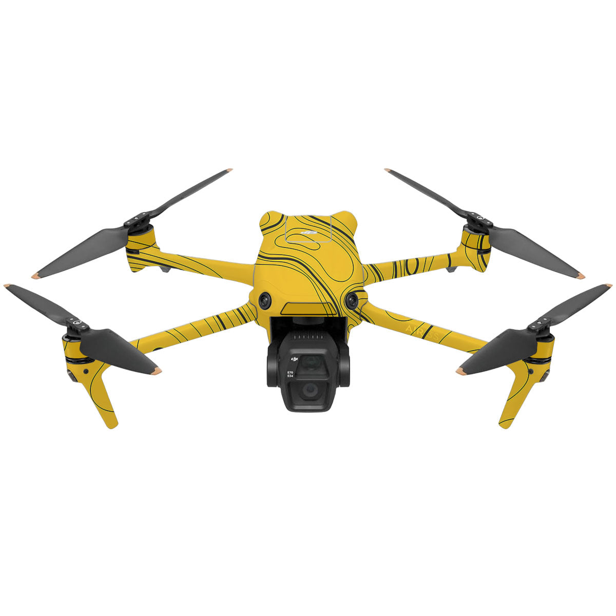 Topographic Map Pattern DJI Air 3 Drone Skin