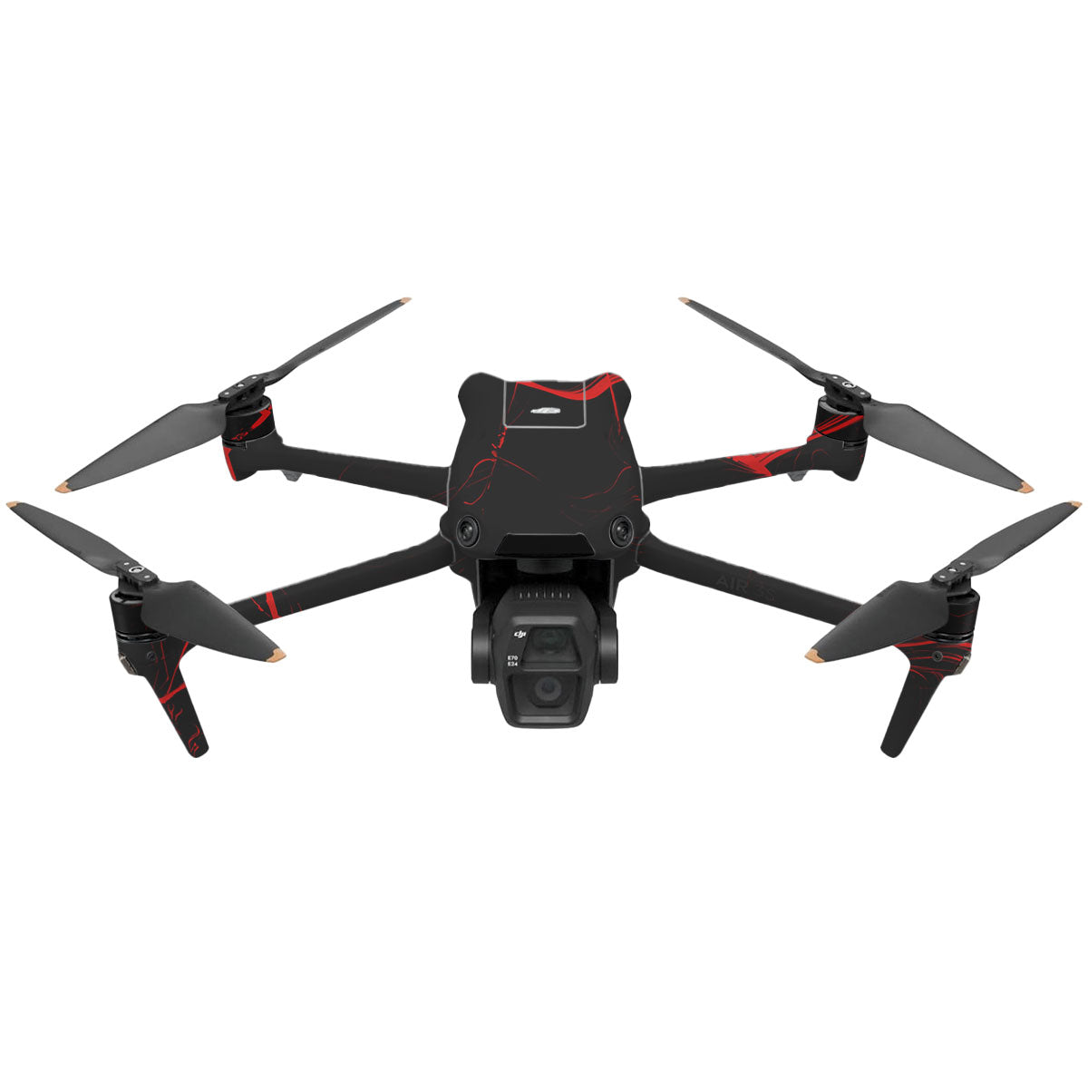 Red Neural Grid DJI Air 3 Drone Skin