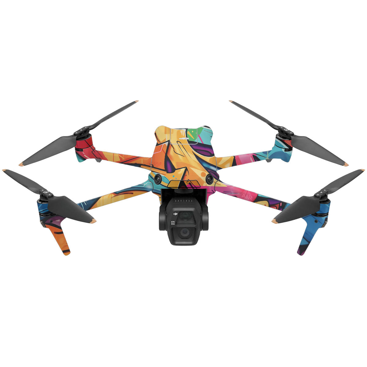 Urban Graffiti Explosion DJI Air 3 Drone Skin