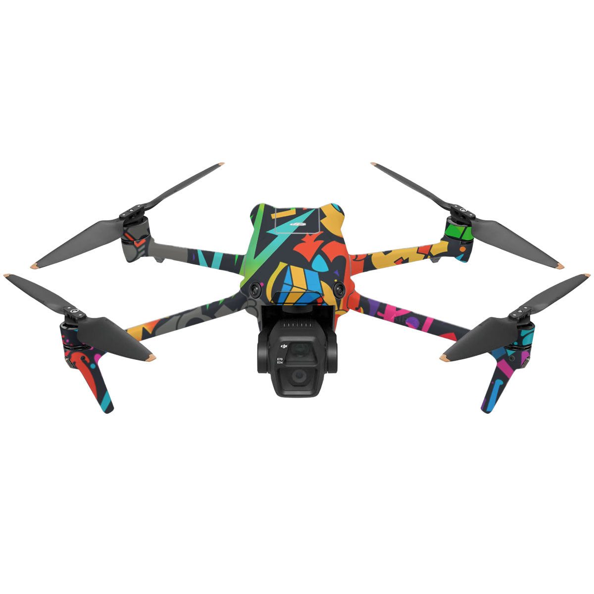 Colorful Urban Street Art Lettering DJI Air 3 Drone Skin