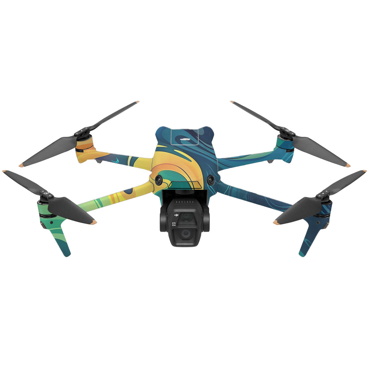 Rainbow Liquid Fusion DJI Air 3 Drone Skin